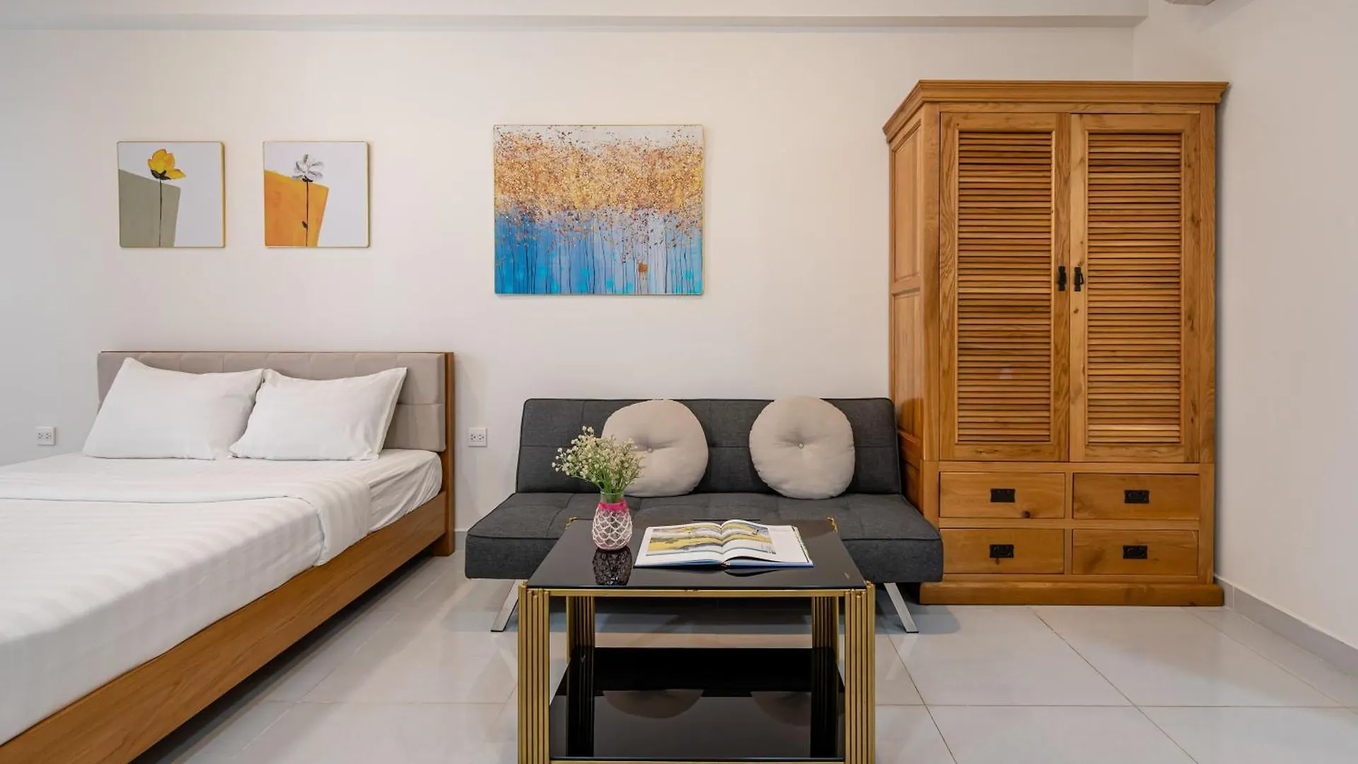 Otis Soho Saigon Balcony Apartment Hô Chi Minh-Ville Appart hôtel
